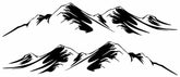 Montana Mountain RV Decals (1 Set Of 2) – OEM New Oracle